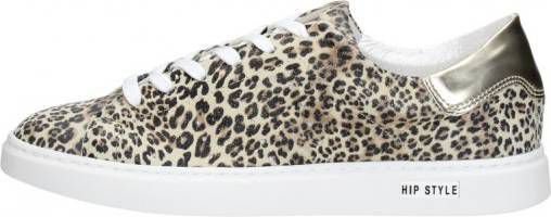 Hip Shoe Style Dames Veterschoenen  Beige