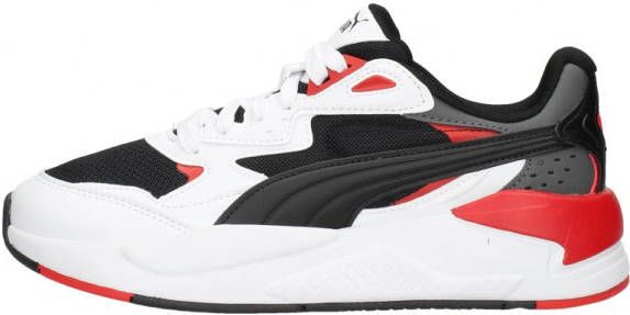 Puma x ray speed sneakers zwart/rood kinderen