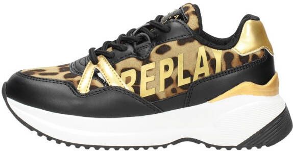 Replay Parker Sneaker Meisjes Zwart/Goud
