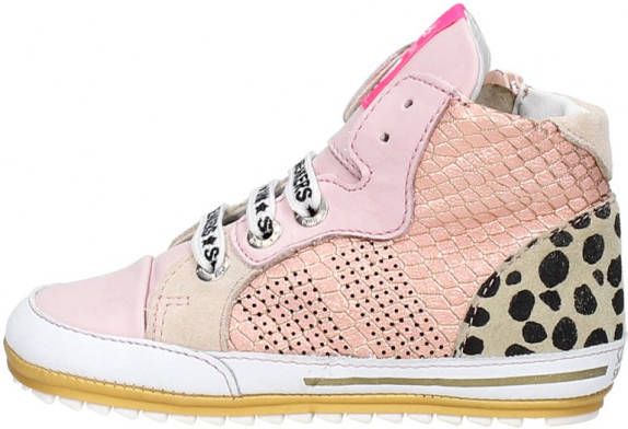 ShoesMe Roze Veterschoenen Flex Baby Proof