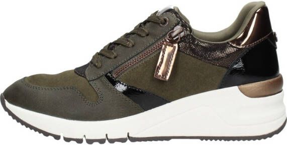 Tamaris Sneakers met sleehak Rea met praktische rits aan de buitenkant