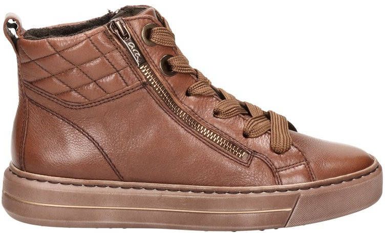 Ara Courtyard hoge veterschoenen camel