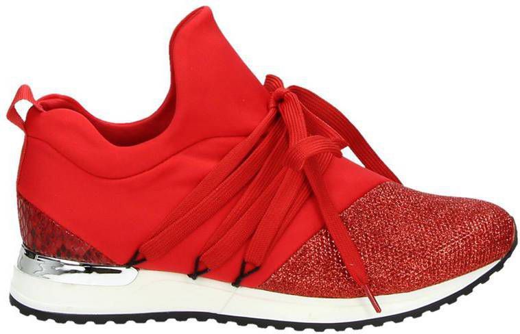 La Strada lage sneakers rood - Mooisneakers.nl