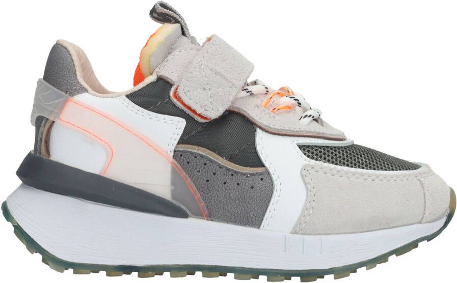 Barst Sneaker Jongens Grijs/Oranje