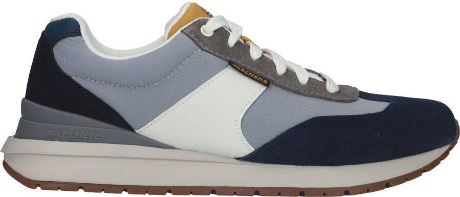 Skechers Sunny Dale Heren Wit/Geel/Blauw