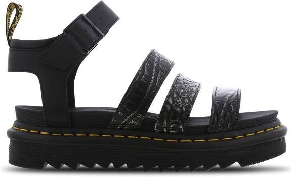 Dr Martens Sandaalvrouw Blaire Wild Croc Dr. Martens, Zwart, Dames