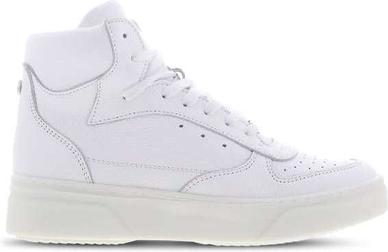 Steve Madden Danoi hoge leren sneakers wit