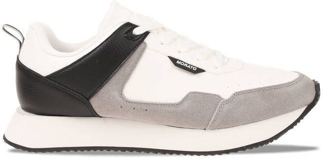 Antony Morato suède sneakers grijs/wit/zwart