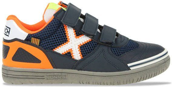 Munich G3 Velcro Donker Blauw/Oranje