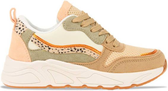 PS Poelman Carocel Kids chunky sneakers beige/multi