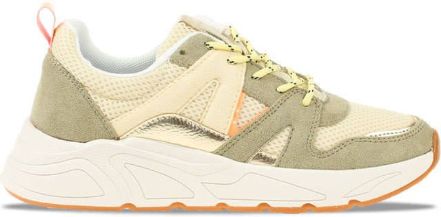 PS Poelman Carocel Tiener chunky sneakers groen/multi