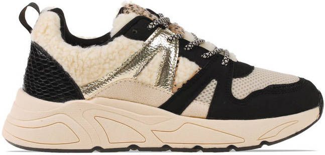 Poelman Clover Zwart/Beige Dames