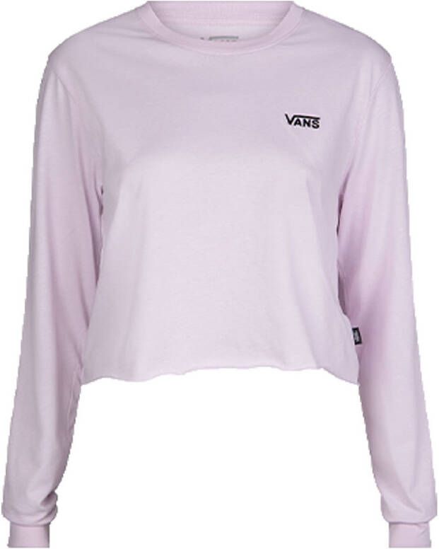 Vans Wm Junior V Ls Crop Paars Dames