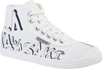 Kawasaki Sneakers Graffiti Canvas Boot K202415 1002 White