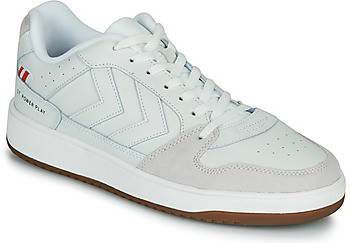hummel St. Power Play leren sneakers off white