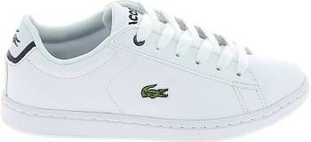 Lacoste Carnaby Evo BL 1 SUC sneakers wit/donkerblauw