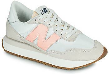 New Balance 237 Sneakers in wit met pastelroze online kopen
