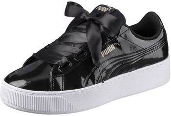 Puma sneakers Vikky Platform Ribbon dames zwart maat 36 - Mooisneakers.nl