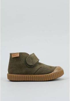 Victoria Hoge Sneakers 1915 INGLESA PIEL SAFARI TIRA SERRAJE