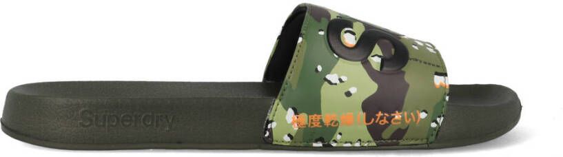 Superdry Slippers MF300004A F28 Groen 44/45
