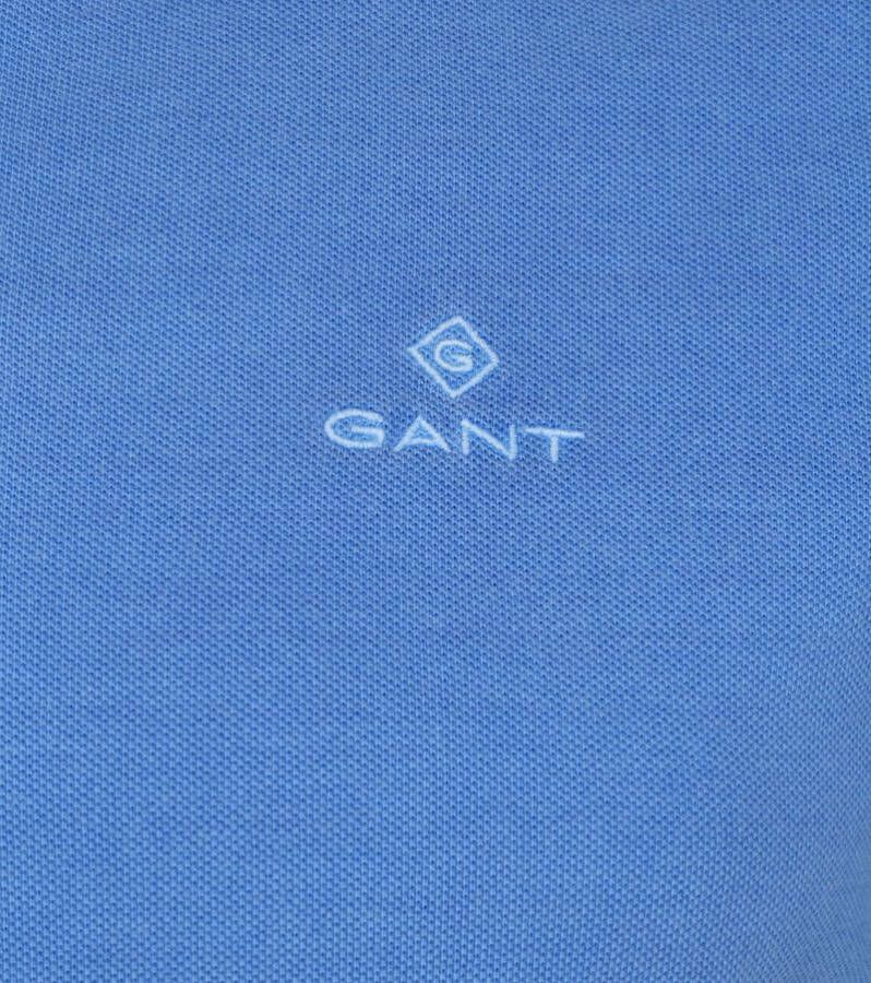 Gant Sunfaded slim fit polo van piqué, katoen met logo