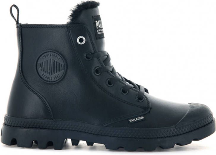 Palladium Sneakers Pampa Hi Zip Leather S Zwart