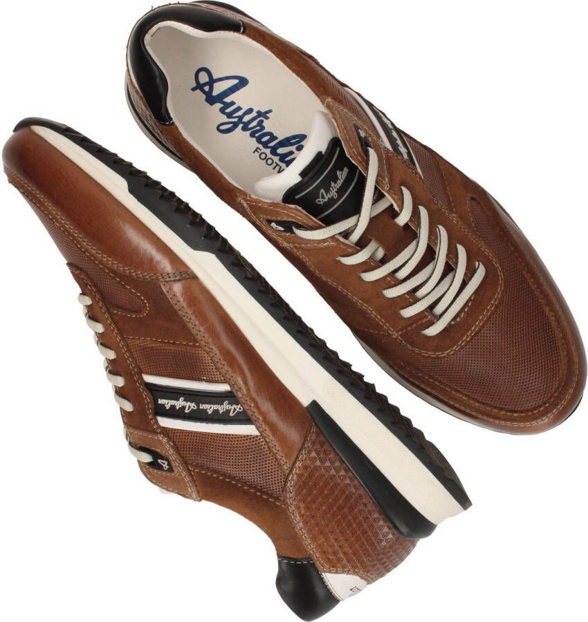 Australian Filmon Sneakers cognac Bruin Textiel