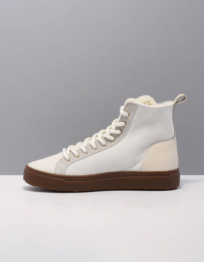 Blackstone Akna Yl55 Hoge sneaker , Beige, Dames