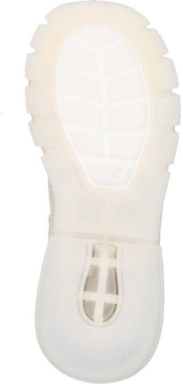 Braqeez Gwen Genna leren chunky sneakers off white/roze