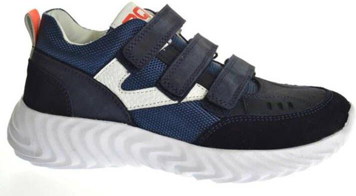 Braqeez Felix Faro nubuck sneakers donkerblauw