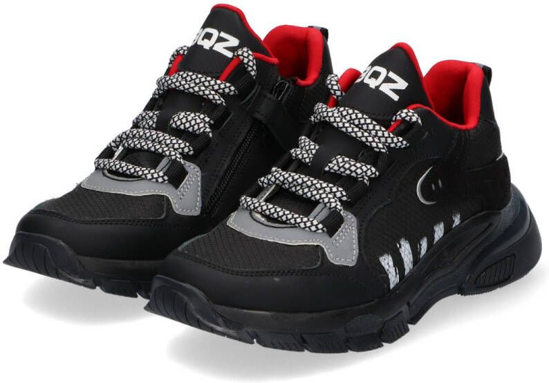 Braqeez Zwarte Lage Sneakers Gio Genna