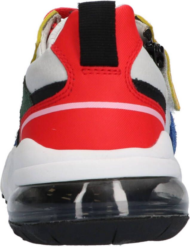 Braqeez 422454 Tontje Tokyo Blue White Combi Lage sneakers