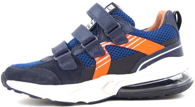 Braqeez Blauwe Lage Sneakers Tino TOkyo