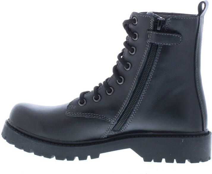 Braqeez Tommy Tim hoge leren sneakers donkergroen