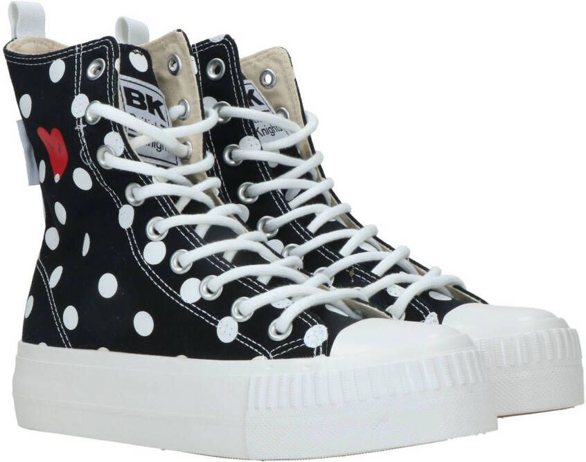 British knights Veterboot Dames Zwart/Wit