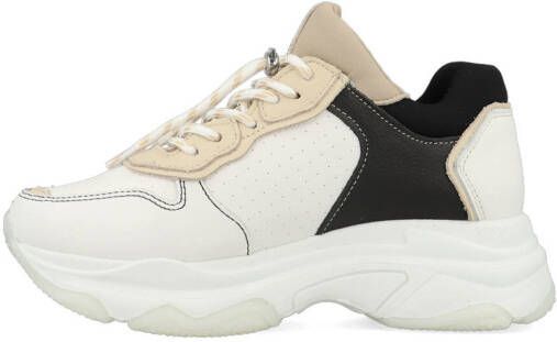Bronx Baisley sneaker met leren details