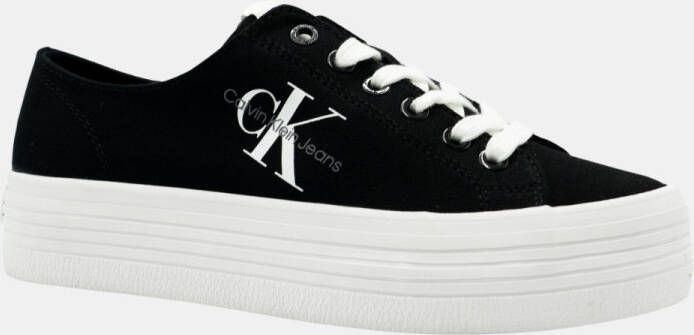 Calvin klein Vulc Flatform Essent Yw0Yw010300J1 Jeans, Zwart, Dames
