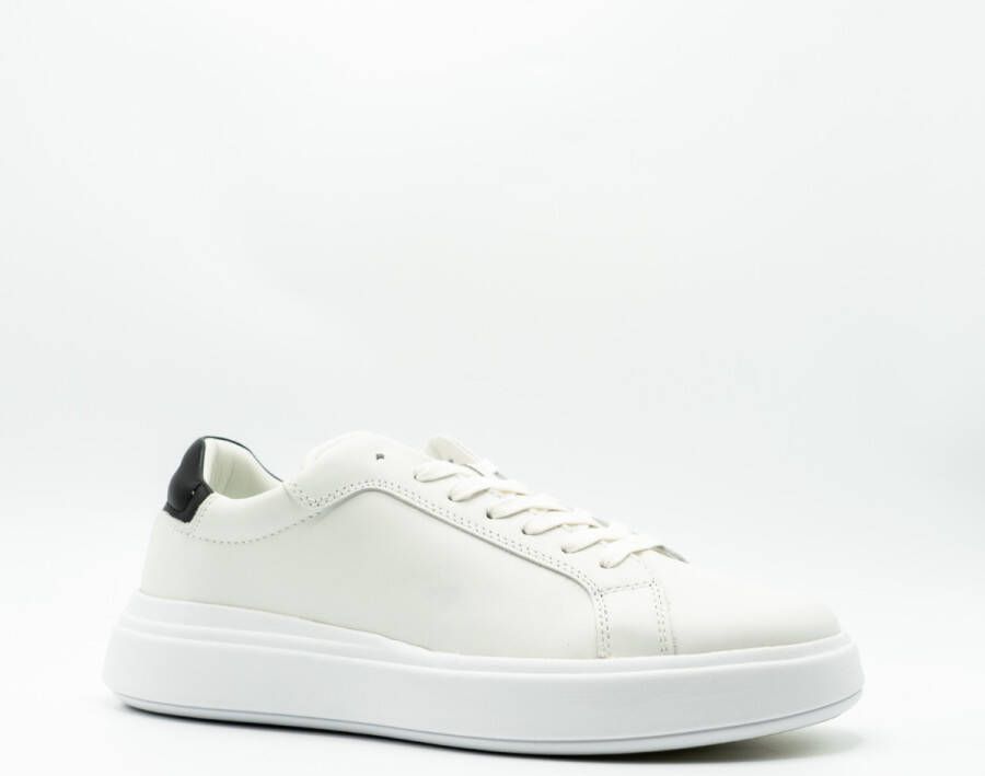 Calvin Klein Witte Lage Sneakers Low Top Lace Up