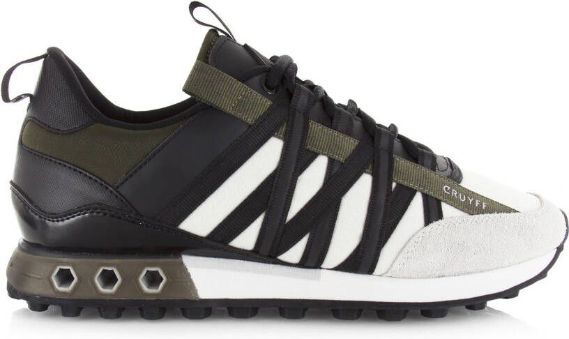 Cruyff Fearia Hex wit/groen sneakers
