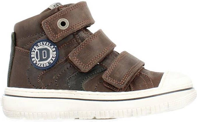 Develab 41947 557 Kaki Brushed/Washed Klittenbandschoenen