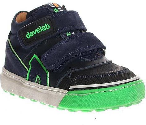 Develab Sneakers blauw Leer 72307