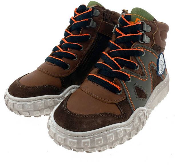 Develab Cognac Hoge Sneaker 45687