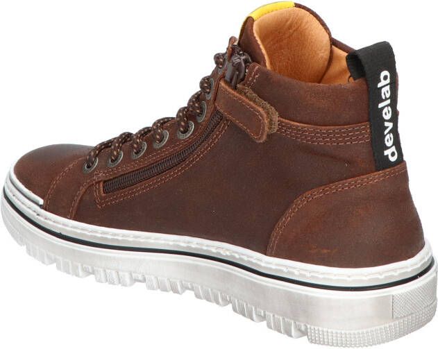 Develab Cognac Hoge Sneaker 45729