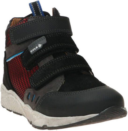 Develab Klittenbandschoen Jongens Rood/Zwart