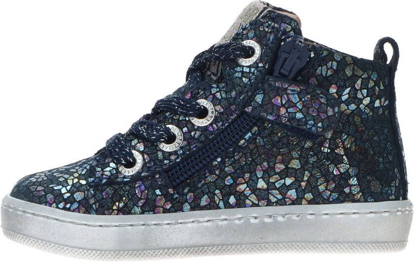Develab Veterboot Meisjes Blauw/Multi