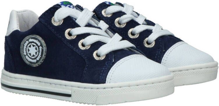 Develab 45017 633 Navy Suede Lage sneakers
