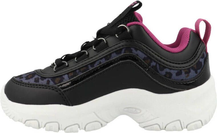 Fila Strada a Low Sneakers Zwart Imitatieleer