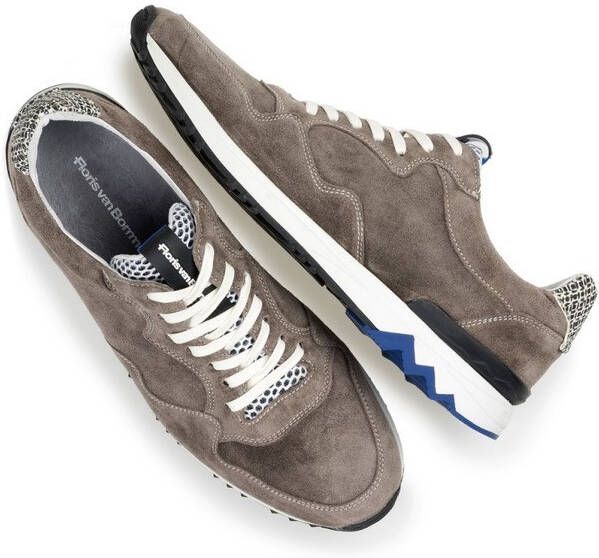 Floris VAN Bommel 16238/06 751 Taupe Suede Combi