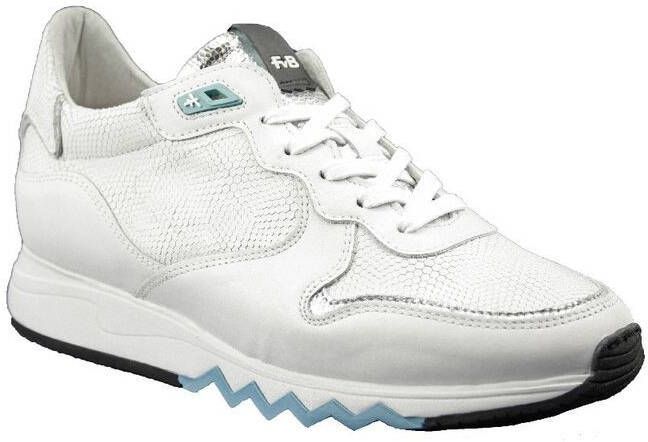 Floris van Bommel Nineti leren sneakers wit
