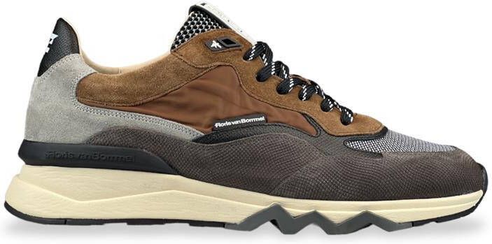Floris van bommel De Zager 02.07 Cognac G+ Wijdte Lage sneakers